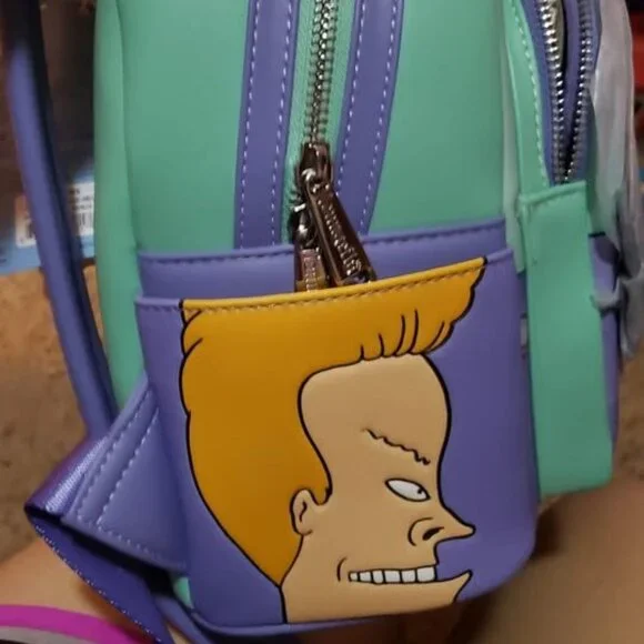 Loungefly beavis and butthead backpack with sound - Picture 4 of 5